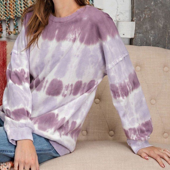 NEW Tie Dye Pullover Sweater - Picture 3 of 3